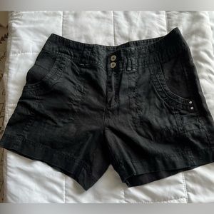 Inc International Concept Black Linen. Super  comfortable and chic detailing